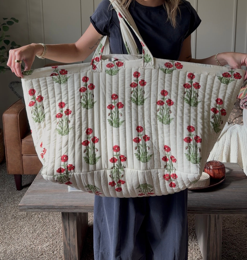 Oversized Poppie Carryall