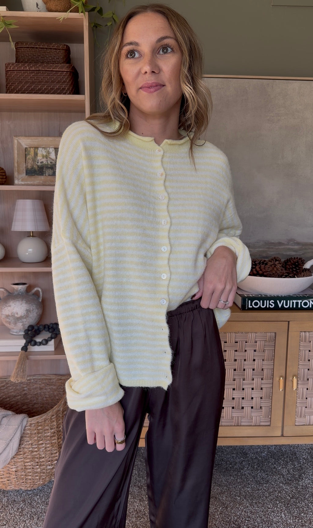 Honey Stripe Sweater