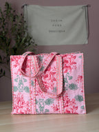 Pink Rose Quilted Bag