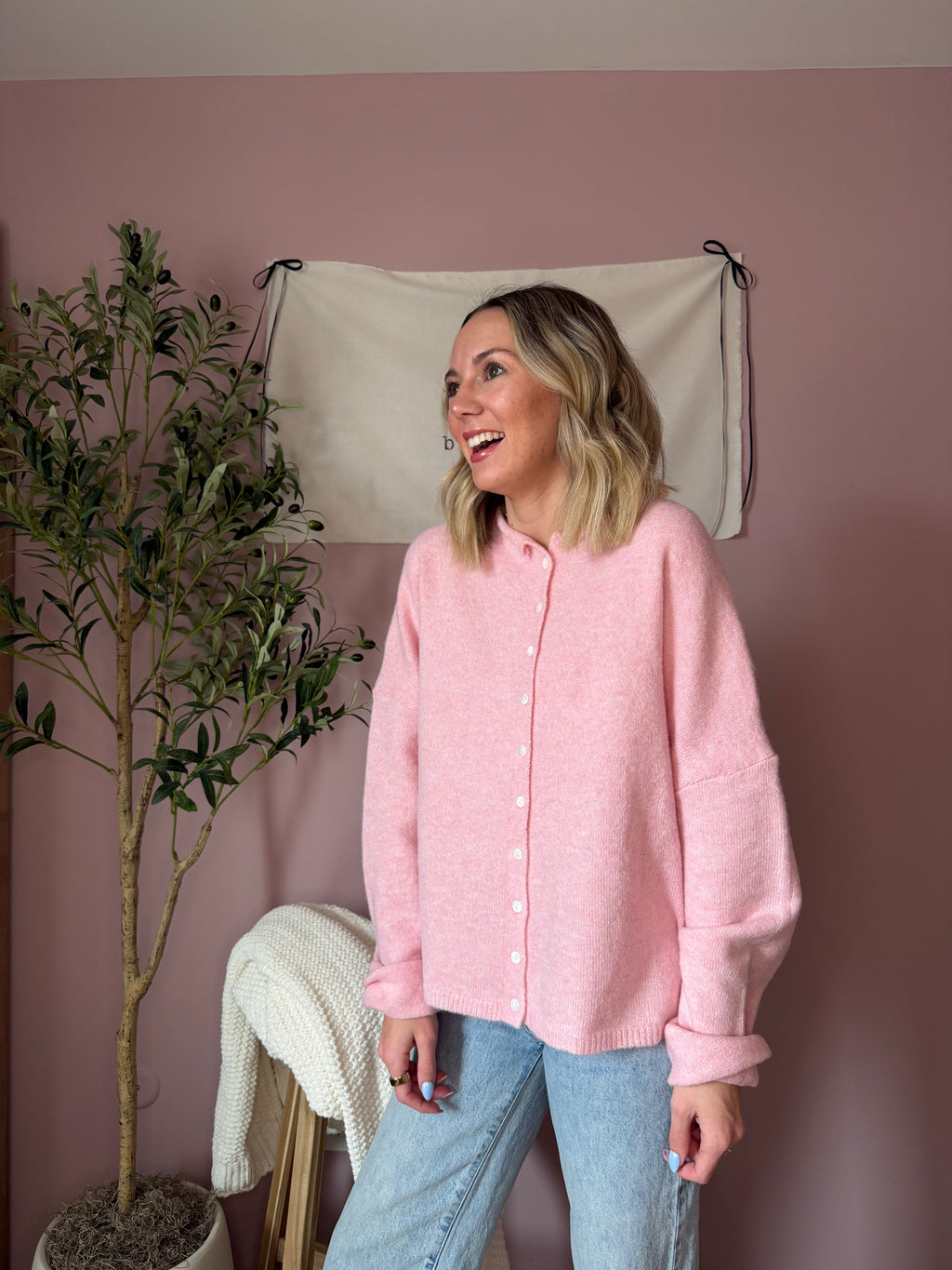 Petal Pink Cardigan