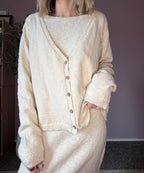 Sandstone Cardi and Dress Set