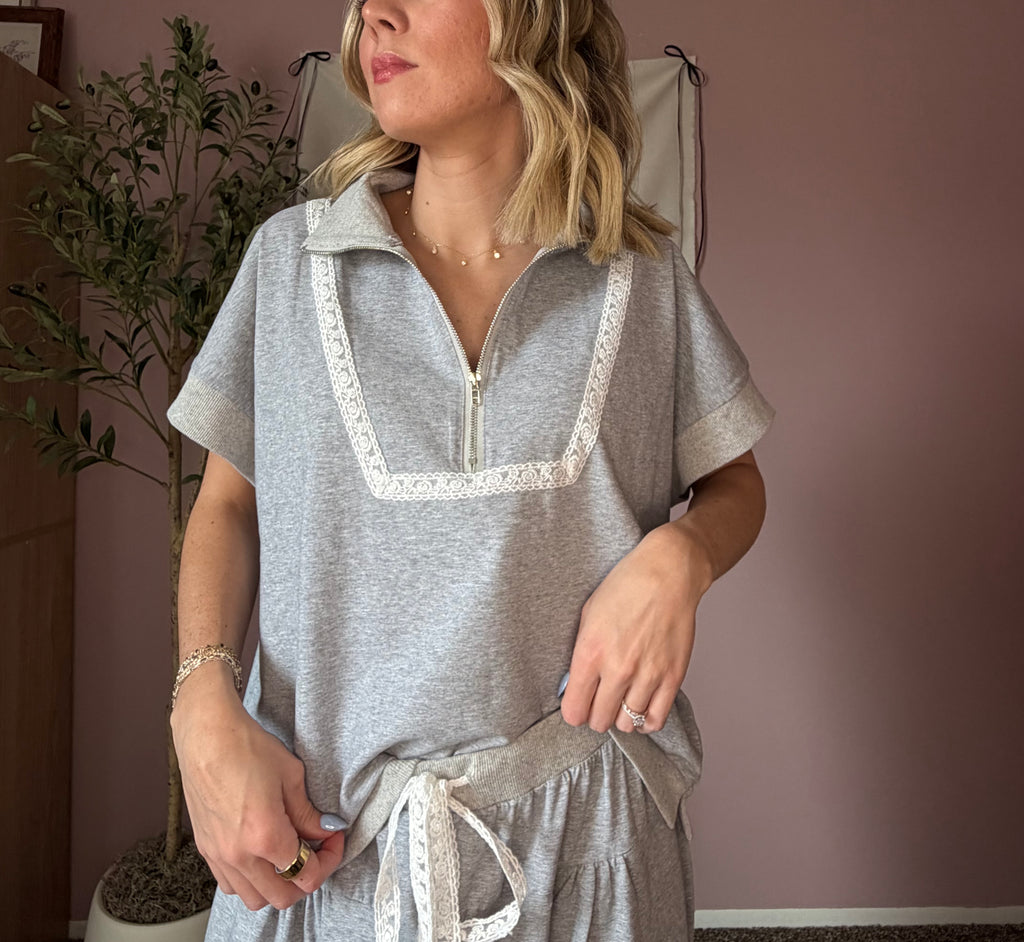 Cloud Lace Quarterzip